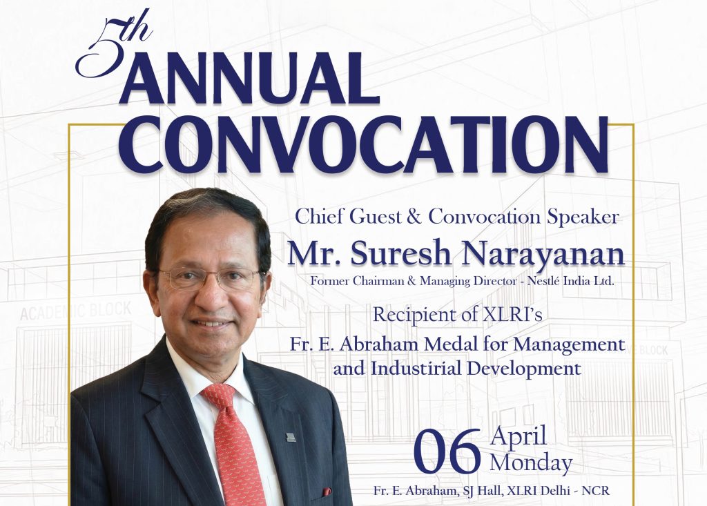 5th Annual convocation – XLRI Delhi